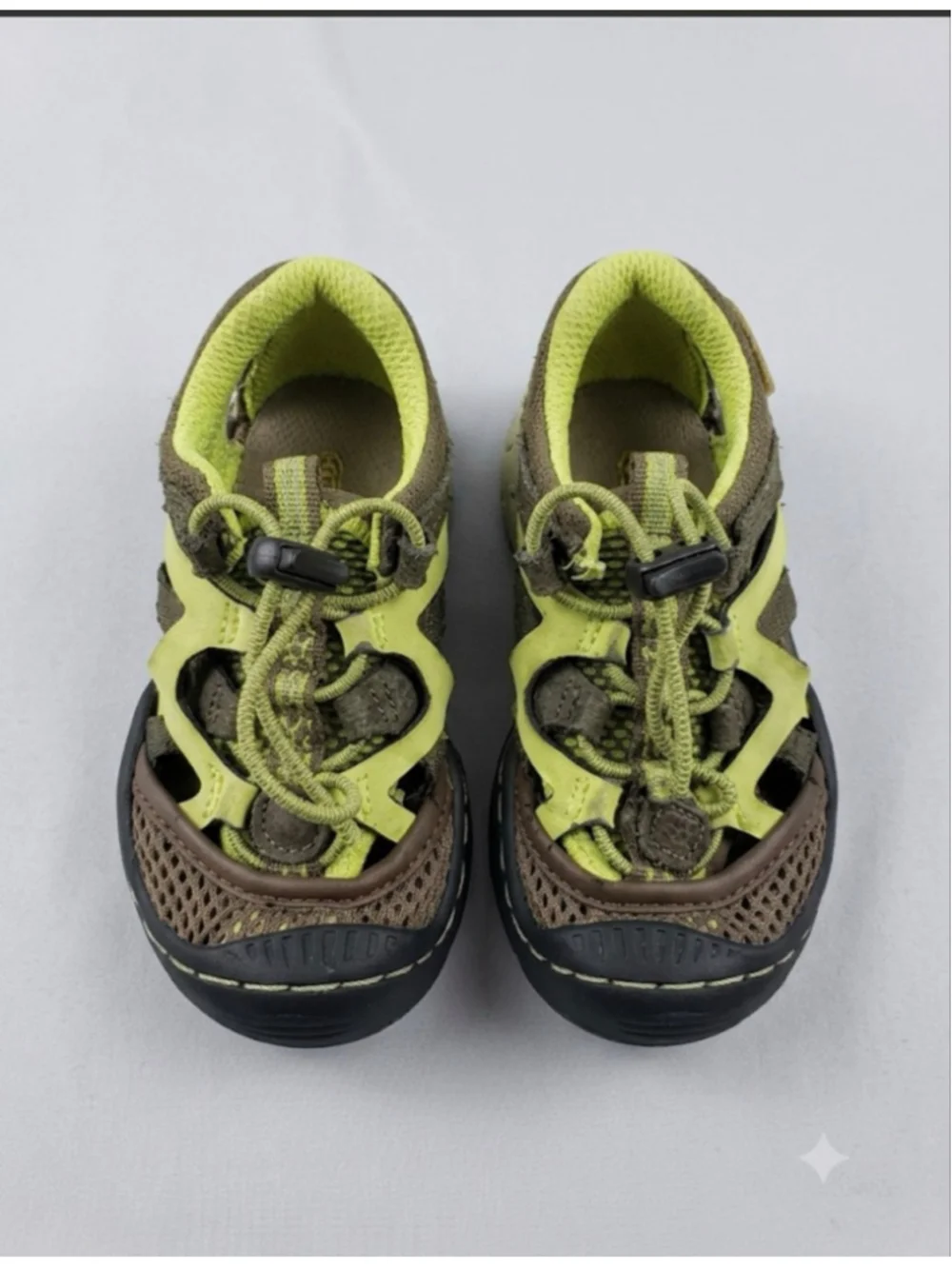Toddler Water Shoes Size 9 Brown Green